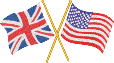 Union Flag and USA